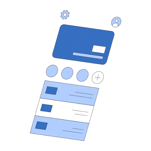 Banking app illustration