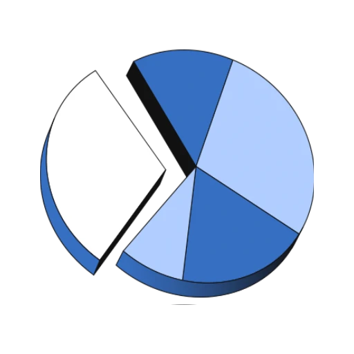 Pie chart illustration